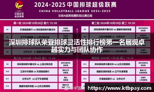 深圳排球队荣登排球灵活性排行榜第一名展现卓越实力与团队协作
