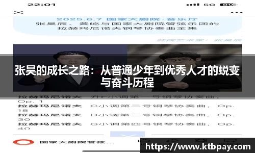 张昊的成长之路：从普通少年到优秀人才的蜕变与奋斗历程